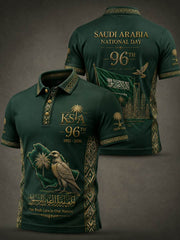 Men's Saudi Arabia's 96th National Day polo shirt