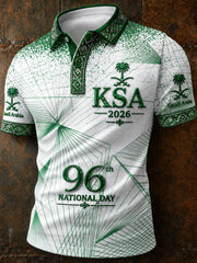Men's Saudi Arabia's 96th National Day polo shirt