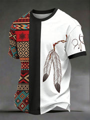Men's Indigenous Art Print T-Shirts