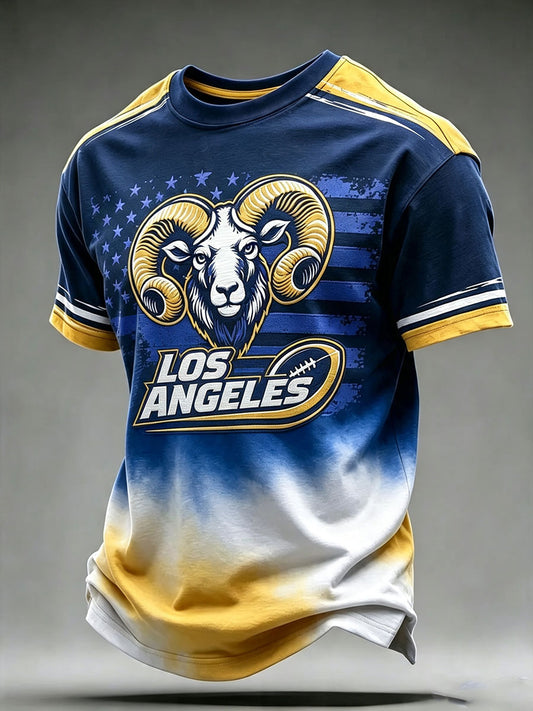 Men's Football Short Sleeves T-shirt