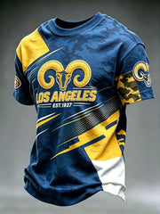 Men's Football Short Sleeves T-shirt
