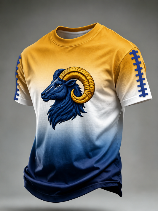 Men's Football Short Sleeves T-shirt