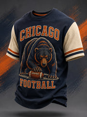 Men's Football Gameday Gift For Football Fans Casual Tee