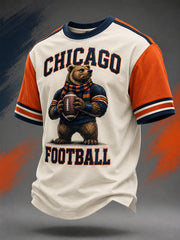 Men's Football Gameday Gift For Football Fans Casual Tee