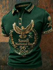Men's Saudi Arabia's 96th National Day polo shirt