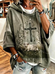 Women’s Faith Print Hoodie
