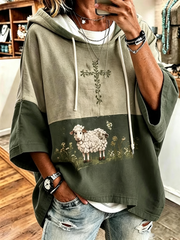 Women’s Faith Print Short-Sleeve Hoodie