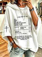 Women’s Faith Print Short-Sleeve Hoodie