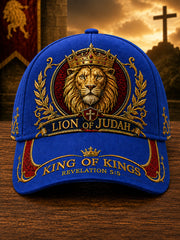 Unisex Christian Lion of Judah Art  Print Hat