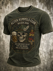 Men's Cannstatter Volksfest Funny Slogan Printed T-shirt