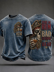 Men's 'Runs On Rum, Bad Decisions, And Sea Air' T-Shirts