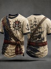 Men's Pirate Print T-Shirts