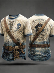 Men's Pirate Print T-Shirts