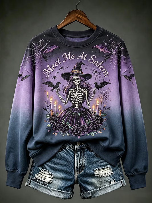 Women's Meet Me At Salem Regular Sweatshirt