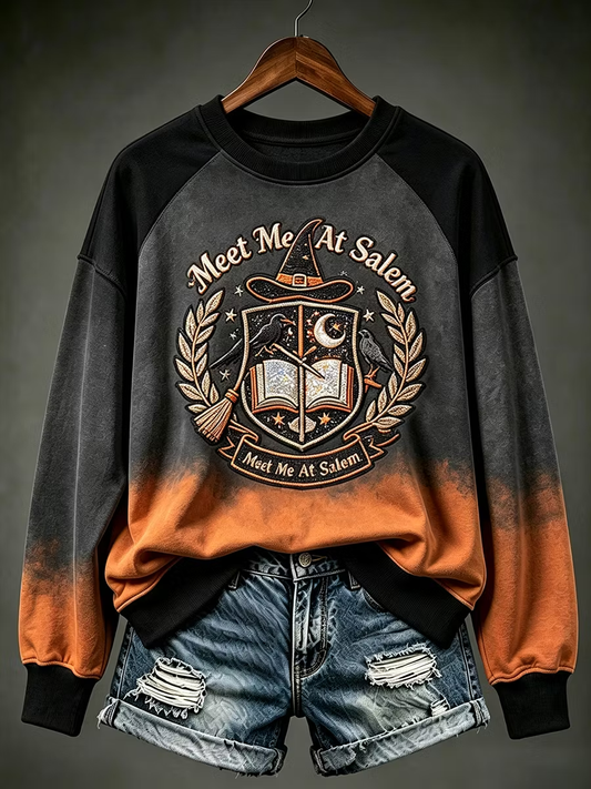 Women's Meet Me At Salem Regular Sweatshirt