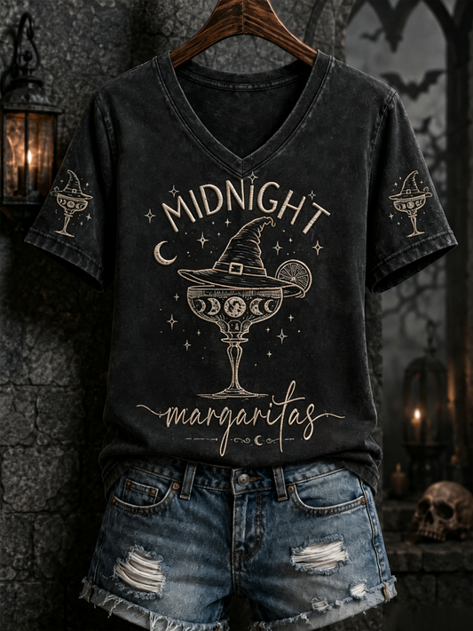 Women's Midnight Margaritas Printed short-sleeved T-shirt