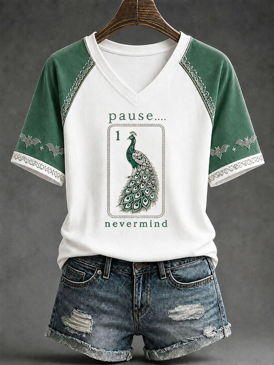 Women's Mahjong Halloween Casual T-Shirt