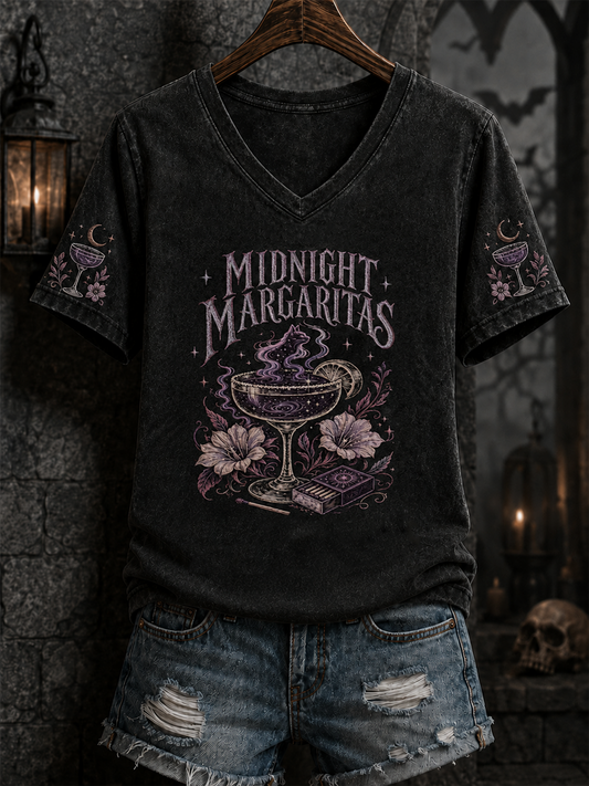 Women's Midnight Margaritas Printed short-sleeved T-shirt