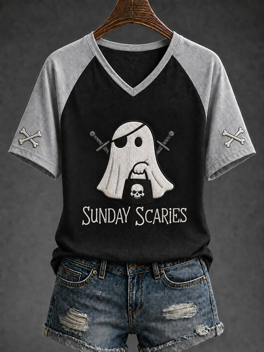 Women's Las Vegas Halloween Print T-shirt