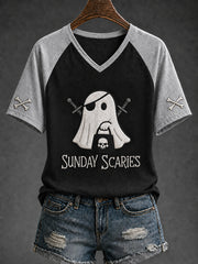 Women's Las Vegas Halloween Print T-shirt