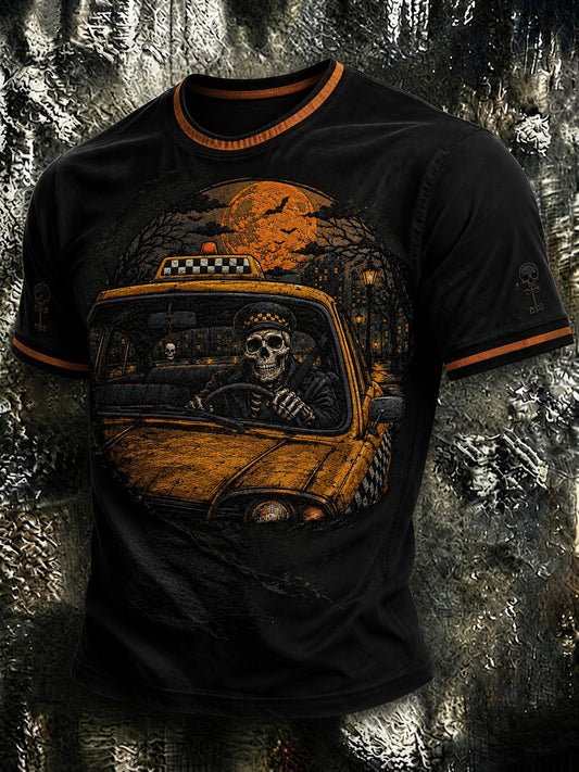 Men's Halloween Printed T-shirt