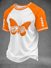 Men's Game Day Football Print Casual T-Shirt