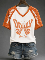 Women's Tennessee Football Casual Printed T-shirt