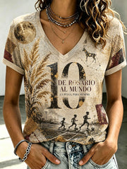 Women's Soccer Legend Retire Memorial Casual Short Sleeve T‑Shirt