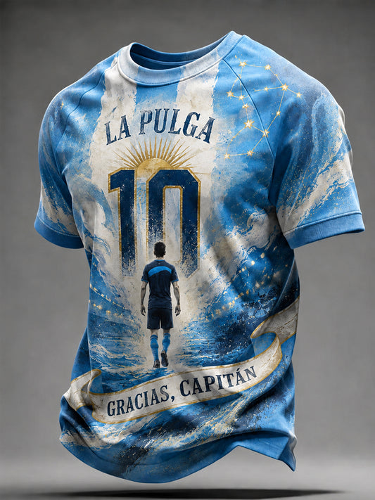 Men's Soccer Legend Retire Memorial Casual Short Sleeve T‑Shirt