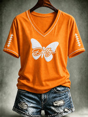 Women's Tennessee Football Casual Printed T-shirt