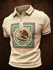 Men's Mexico Independence Day Printed Casual Tops