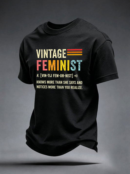 Men's Vintage Feminist T-shirt