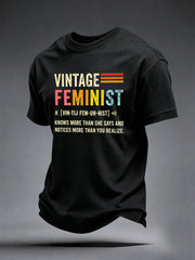 Men's Vintage Feminist T-shirt