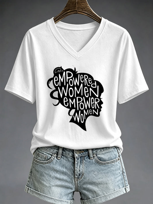 Women's Empowered Women Print T-shirt