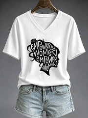 Women's Empowered Women Print T-shirt