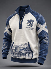Men's Scotland Graphic Quarter‑Zip Sweatshirt