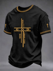 Men's Christian The Holy Trinity Cross Short Sleeve T-shirt