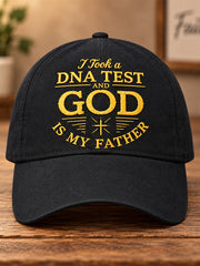 Unisex I Took a DNA Test God Is My Father Print Hat
