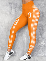 Women's Game Day Football Printed Casual Leggings
