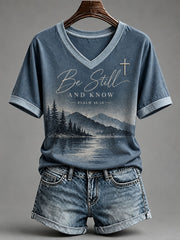 Women's Be Still And Know T-shirt