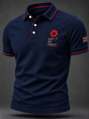 Men's Remembrance Day Print Casual Top