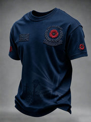 Men's Remembrance Day Lest We Forget Short Sleeves T-shirt