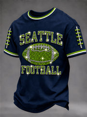 Men's Football Gameday Gift For Football Fans Short Sleeve T-shirt