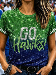 Women's Football Gameday Sporty Short-Sleeve T-Shirt