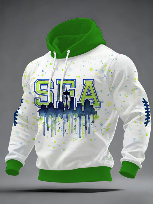 Men's American football hoodie