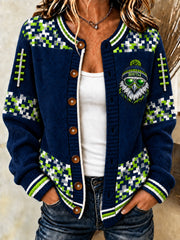 Women's Football Gameday Gift For Football Fans Cardigan