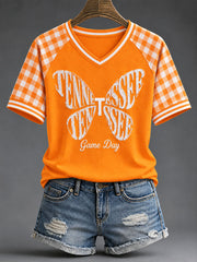 Women's Tennessee Football Casual Printed T-Shirt