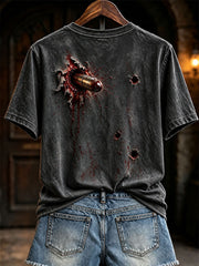 Women's Halloween Bullet Bloody T-Shirts