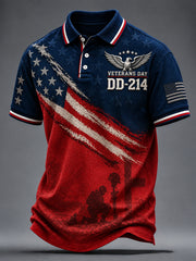 Men's VETERANS DAY Print Casual Top