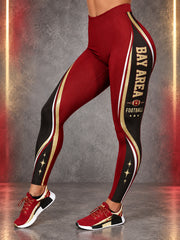 Women's Football Gameday Gift For Football Fans Leggings